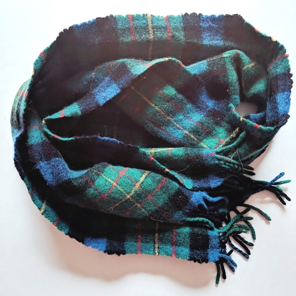 Green Plaid Blarney Scarf